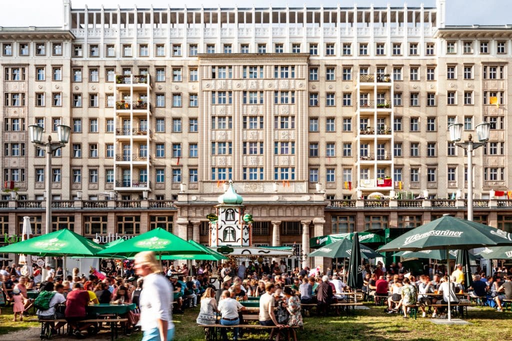 Karlx-marx Allee: iconic landmark of the capital of Germany