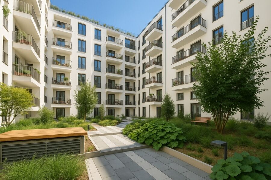 East Side Gallery: ready to move, luxury 2 room with 2 balconies for sale - Bild