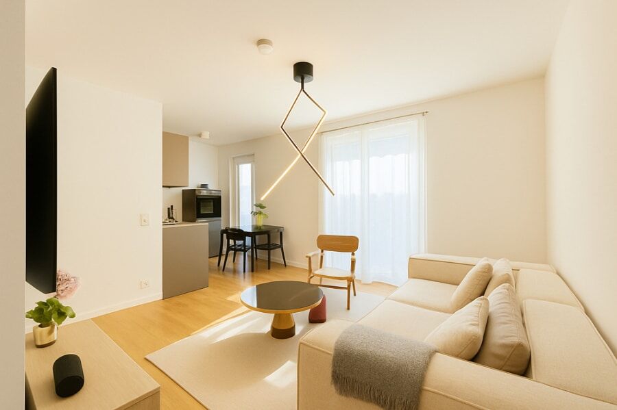 East Side Gallery: ready to move, luxury 2 room with 2 balconies for sale - Bild