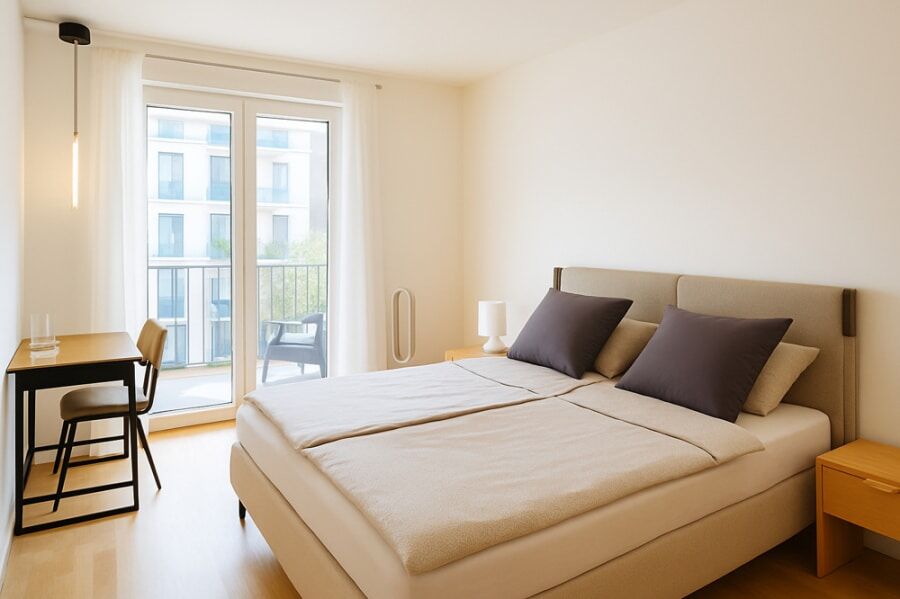 East Side Gallery: ready to move, luxury 2 room with 2 balconies for sale - Bild