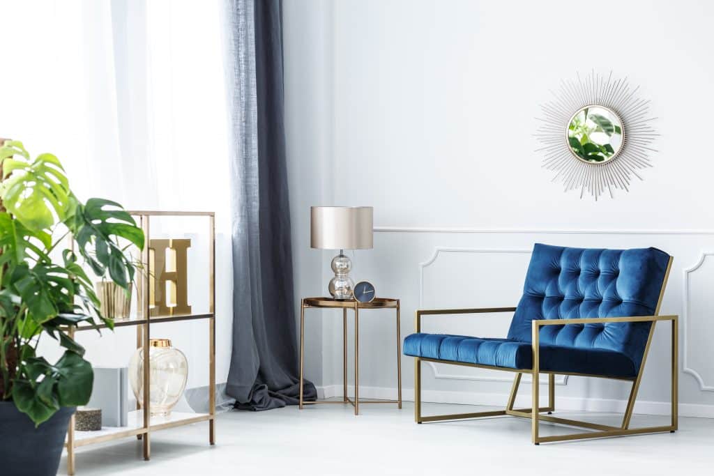upscale living room interior