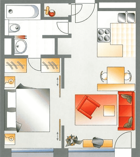 Optimized floor plan increase the value of a property in Berlin