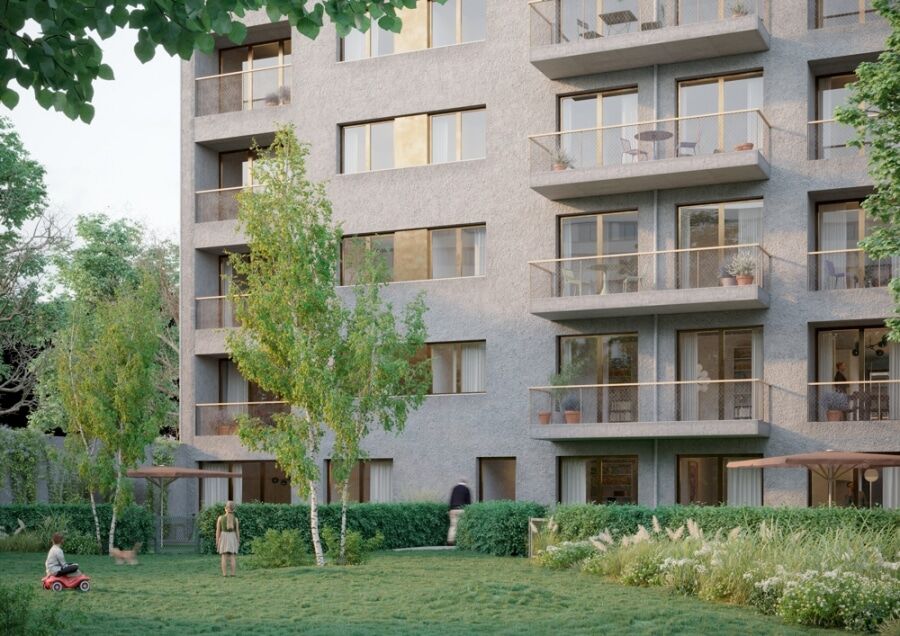 Next to Humannplatz - Prenzlauer Berg! Brand-new 3-room apartment with spacious balcony - Gartenhaus Süd
