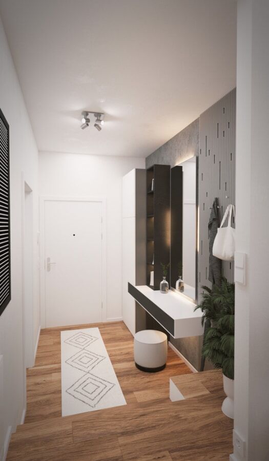 Next to Humannplatz - Prenzlauer Berg! Brand-new 3-room apartment with spacious balcony - Flur