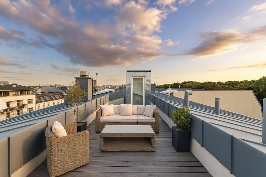 Kollwitzstplatz: 5-room Penthouse with Roof Terrace, Wasserturm & Skyline views - Cover photo