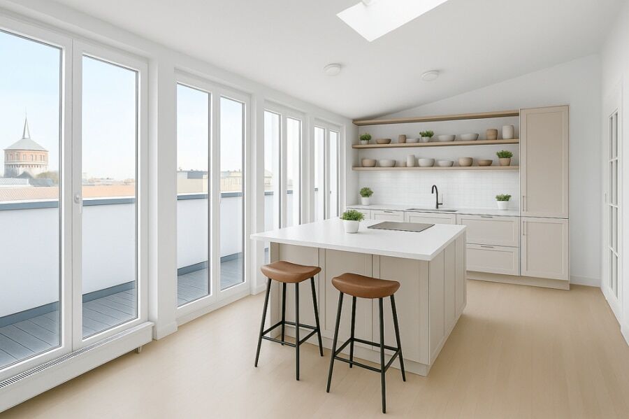 Kollwitzstplatz: 5-room Penthouse with Roof Terrace, Wasserturm & Skyline views - Bild