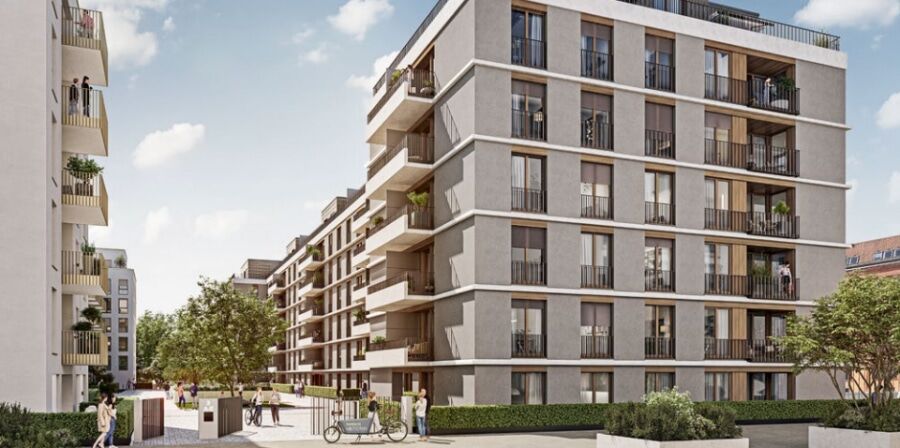 Brand-new Upscale 3-room apartment with balcony next to Volkspark Friedrichshain - Bild