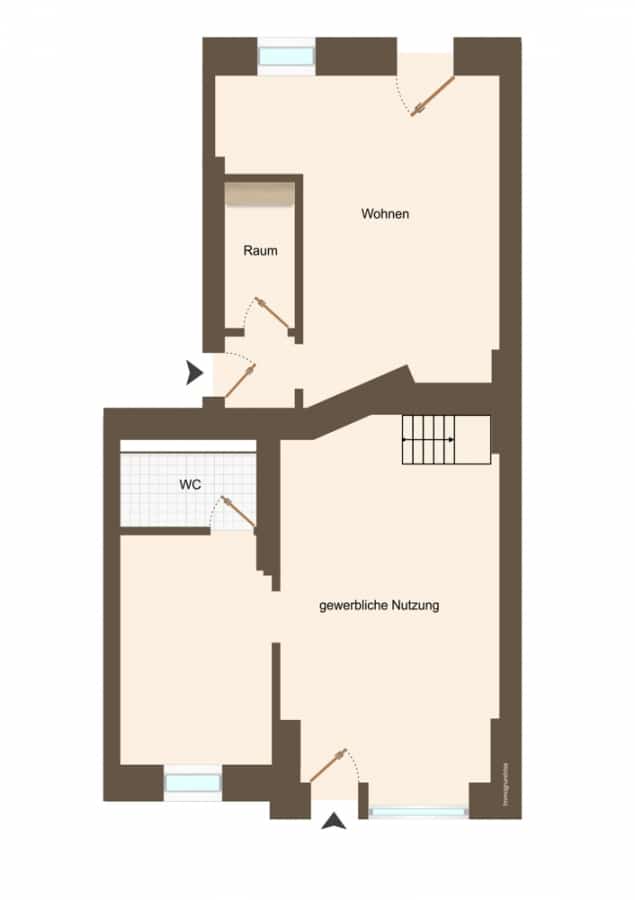 Live, Work & Invest – Perfect for Café & Creative Business near Tempelhofer Feld - floor plan