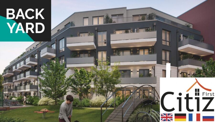 Upscale New build 3-room garden apartment for sale in central location - Bild